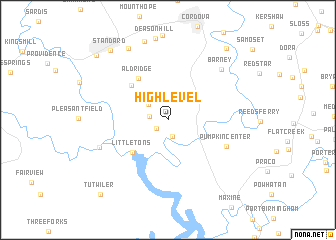 map of High Level