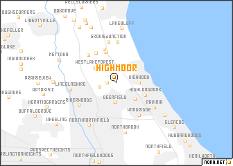 map of Highmoor