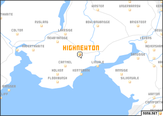 map of High Newton