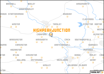 map of Highpeak Junction