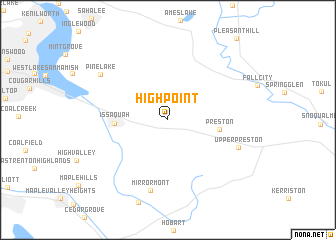 map of High Point