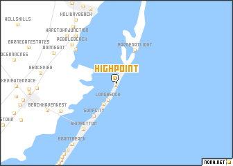 map of High Point