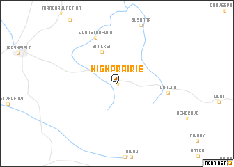 map of High Prairie