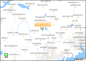 map of High Ridge