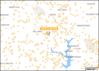 map of High Ridge