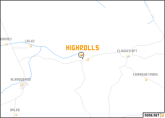 map of High Rolls