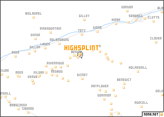 map of Highsplint