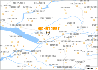 map of Highstreet