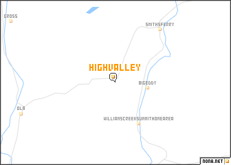 map of High Valley