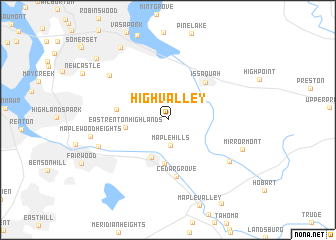 map of High Valley