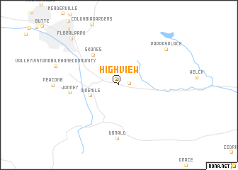 map of Highview