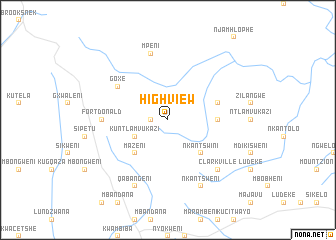 map of High View