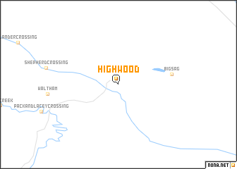 map of Highwood