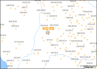 map of Higiro