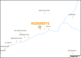 map of Higosmonte