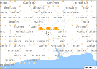 map of Higuamo Uno