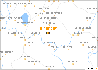 map of Higueras