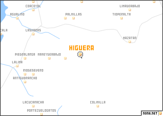 map of Higuera