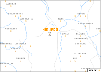 map of Higuera
