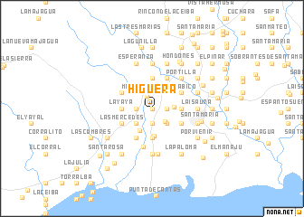 map of Higuera