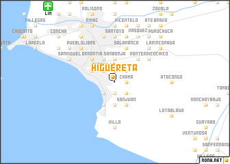 map of Higuereta