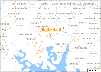 map of Higuerilla