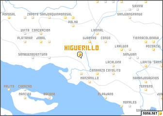 map of Higuerillo