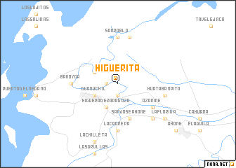 map of Higuerita