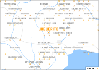 map of Higüerito