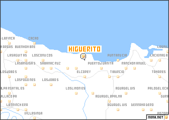 map of Higüerito