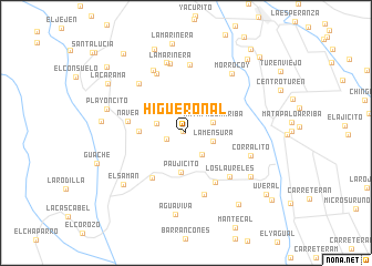 map of Higueronal