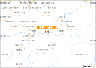map of Higueronal