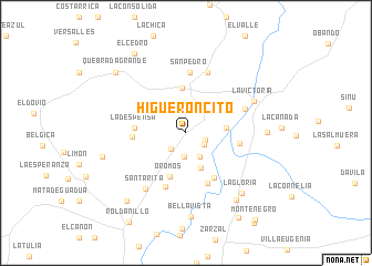 map of Higueroncito