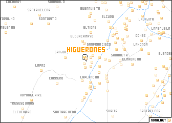map of Higuerones