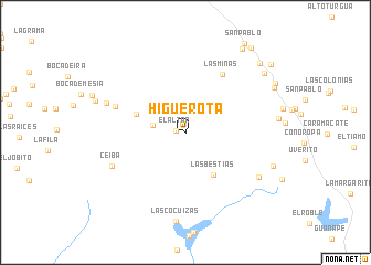 map of Higuerota