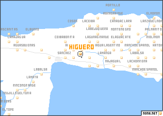 map of Higüero