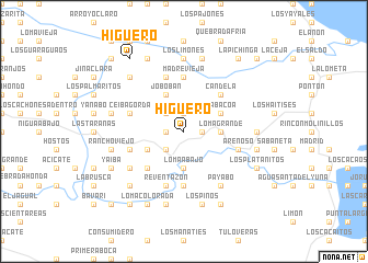 map of Higüero