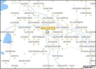 map of Higüero