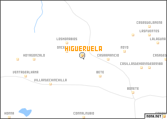 map of Higueruela