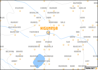 map of Higumrda