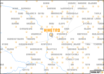 map of Hihétro