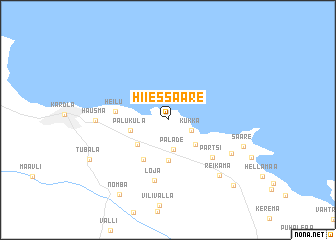 map of Hiiessaare