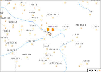 map of Hiie