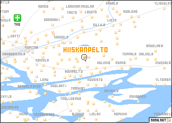 map of Hiiskanpelto