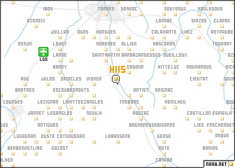 map of Hiis