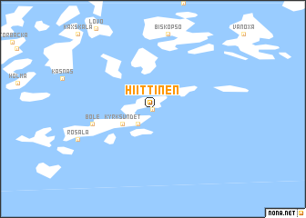 map of Hiittinen