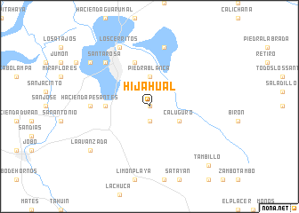 map of Hijahual