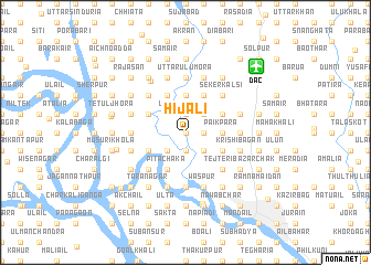 map of Hijali