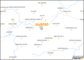 map of Hījānān