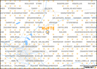 map of Hijfte